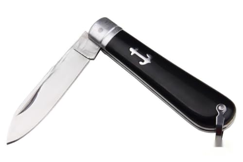 Blendend navaja - navaja marinera de 8 cm, hoja tipo espada, resistente y versátil, ideal para actividades al aire libre y uso náutico.