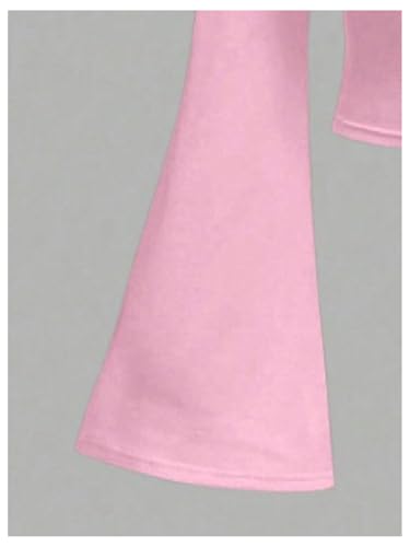 SOLY HUX Girl's Flared Long Sleeve Cute T-Shirts Crew Neck Graphic Fitted Tee Crop Tops3