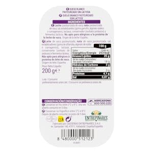 Queso untar sin lactosa de vaca Hacendado Tarrina 200 g Pack 2