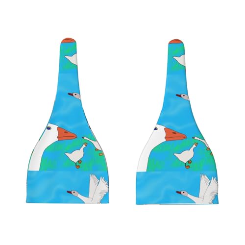 Baby Beanie Happy White Goose Knotted Hat - Soft, Warm, Comfortable, Headwear for Newborns, 0-6 Months3