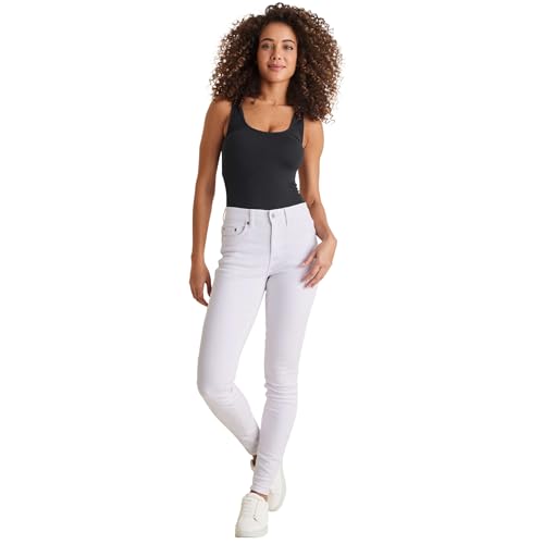 VENUS Womens Giselle Skinny Jeans - 4, White