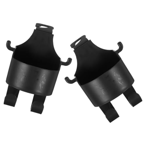 Portavasos para respaldo de auto NUOBESTY 2 piezas negro miniatura 1