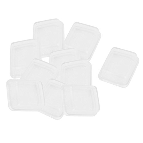 Aexit 10 Pcs Wall Switches White Clear Silicone Waterproof Rocker Switch Protect Cover Dimmer Switches Rectangle Cap