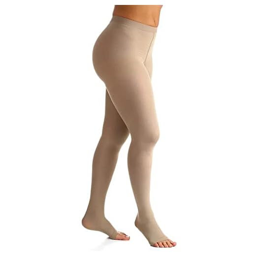 Meia Calça Sigvaris AT 862 20-30 mmhg Sem Ponteira Select Comfort Premium Natural Média Compressão Longa M