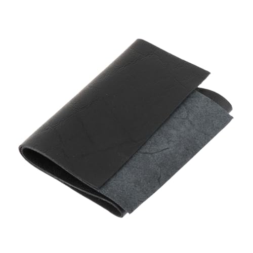 Generic Pool Cue Stick Wrap Billiard Cue Leather Wrap Billiard Pool Cue Hand Grip Wrap for Maintenance, 330mmx115mm, Black