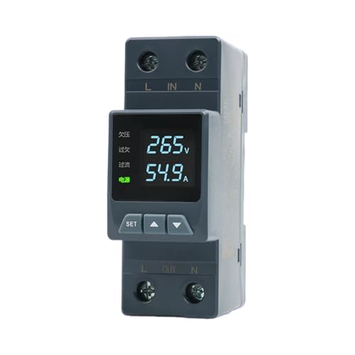 Disjoncteur réenclenchement automatique 220V 2P 80A avec moniteur digital de tension