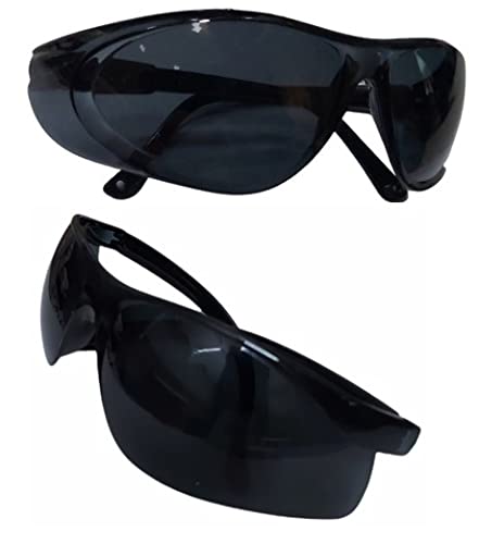 Quantum Retail - [QR10+QR9-Combo Pack] - Anti-Droplets, Anti-Fog Glasses for Construction Laboratory Outdoor Eye Protection/Dust protection Bike Riding Safety Goggle -{Free-Size}