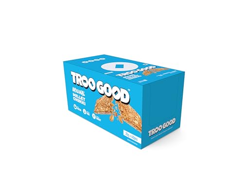 Image of TROOGOOD Original Millet Chikki : 2x Crunch | 25gram * 40 Pieces of Millet Chikki, Packed with Fibre and Protein! High-Energy Snacks Bars | Gluten Free chikki with No Added Preservatives and Colours