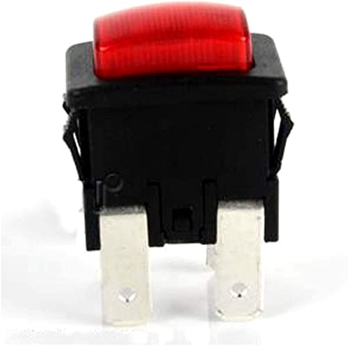 Interrupteur à bascule rouge 4 broches 250V 15A PS21-16 pour circuit