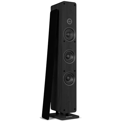 Audizio Arco – Altavoz de Torre HiFi pasivo de Suelo, 160W, 3 woofers de 4
