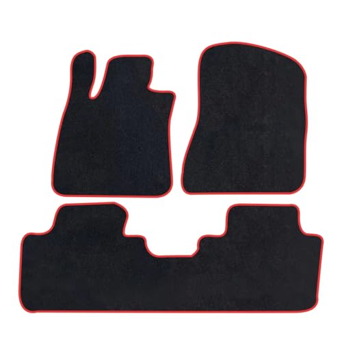 Tapis voiture pour Lexus RX L2 2016-présent rouge sur mesure
