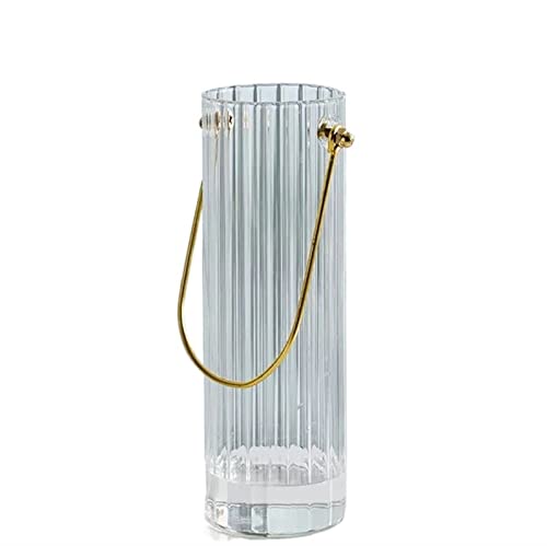 Vase en verre transparent stable pour éviter la chute des fleurs - 2