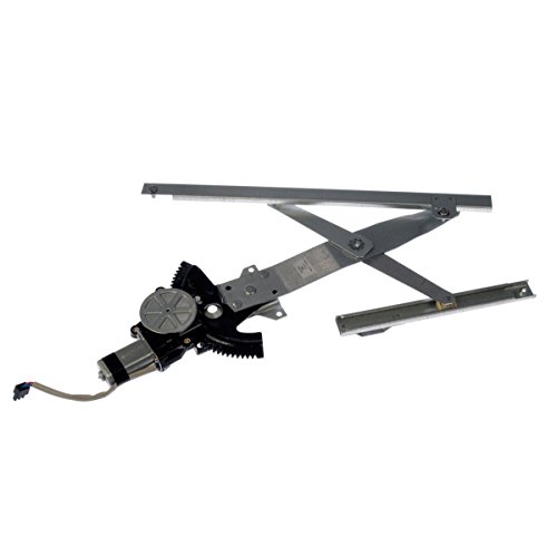 Image of TRQ Front Right Power Window Regulator & Motor Assembly Passenger Side Compatible with 1995-2005 Chevrolet Cavalier 1995-2003 Pontiac Sunfire GM1351116