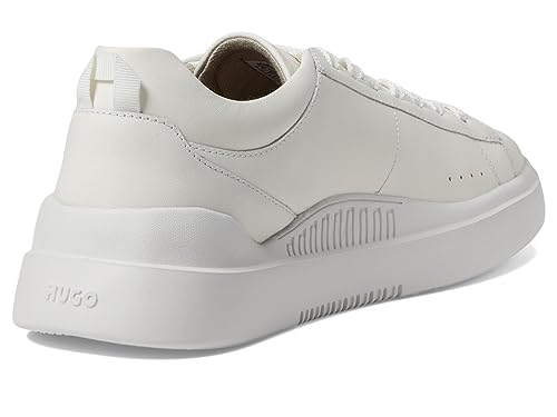 Image of Hugo Mens Cupsole Leather Lace Up Sneaker