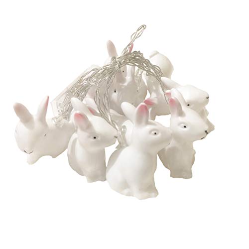 Cordão de Luzes de Coelho de Páscoa PretyzOOM Luzes LED Coelhinho de Fada Luzes Noturnas Decorativas