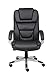 Boss Black No Tools Required Executive Leather Chair