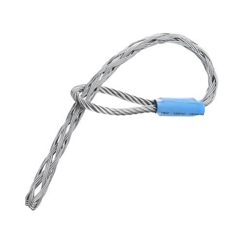 QUARKZMAN 15-20MM Einzelkopf-Drahtzieher Kabelsocken Zieher Verzinkter Stahldraht Schutzrohr Netzrohr Geeignet für Leerrohr Drahtseil - 1 Stück