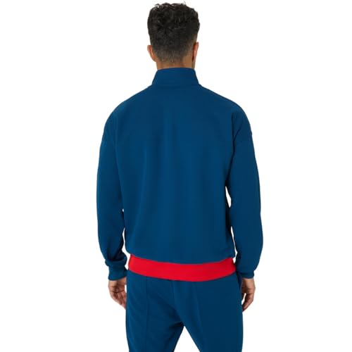 Image of ASICS Polyester Unisex's Standard Length Sports Jacket