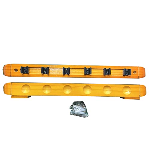 Support de queue de billard en bois mural avec clips pour clubs et bars - 3