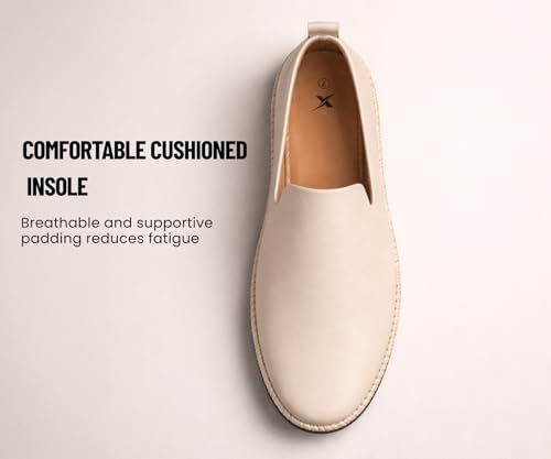 Image of Kraasa Men's Jutis Ethnic Casuals, Slip-on Closure, Stylish Loafers | Perfect for Formal Wear, Business and Parties