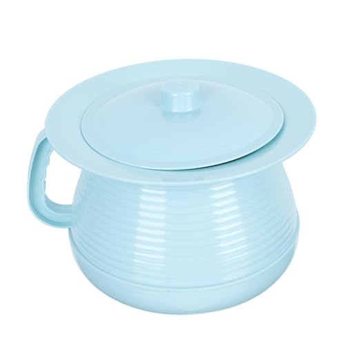 FOYTOKI Thickened Potty Urinal Portable Spittoon Boys and Girls Urine Pot Bedside Toilet for Senior Sturdy Plastic