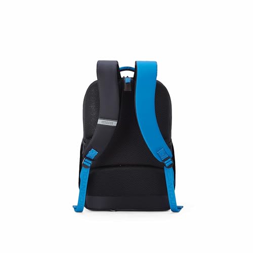 Image of American Tourister Banger | 36 Ltrs | 3 Compartments | Bottle Pocket | Ergonomic Padded Back Panel & Shoulder Straps | School Backpack for Boys & Girls | 1 Year International Warranty | Black /Blue