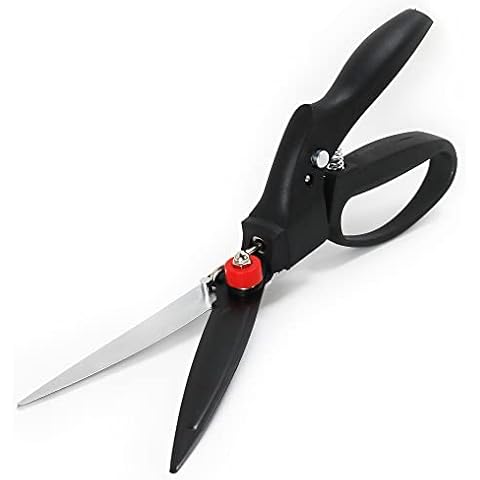 GARTOL Power-Lever Grass Shears-180 Degree Rotary Blades,High Carbon Steel,Less Effort,Comfortable Cover