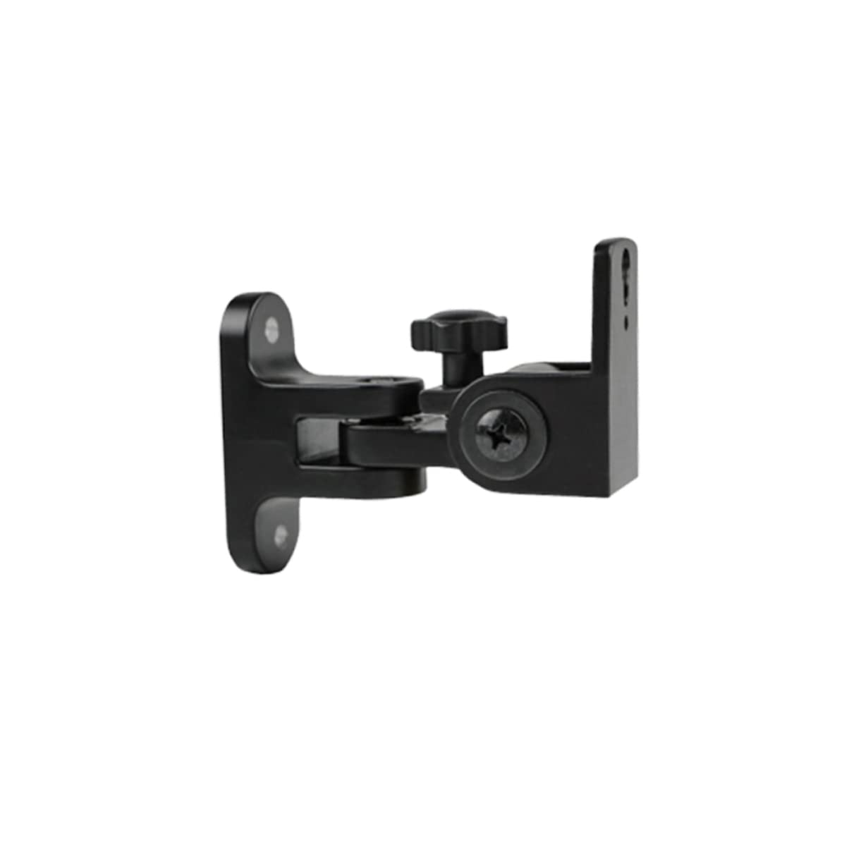 HOMSFOU Support Mural pour Enceinte en Alliage de Zinc 180° Rotatif pour Cinéma Maison Compatible Plupart des Modèles