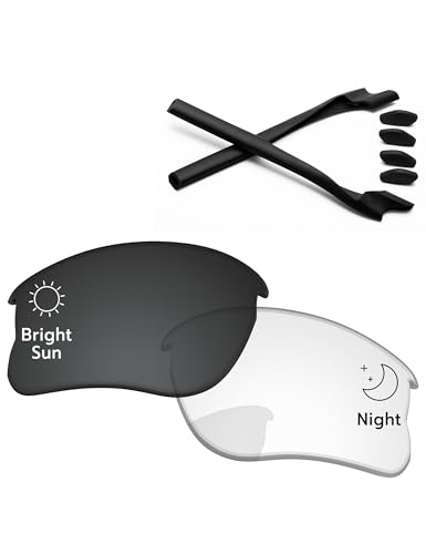 Image of Replacement Lenses & Rubber Kits for Oakley Half Jacket 2.0 XL OO9154 62mm - Precise Fit, UV Block, Impact Resistant