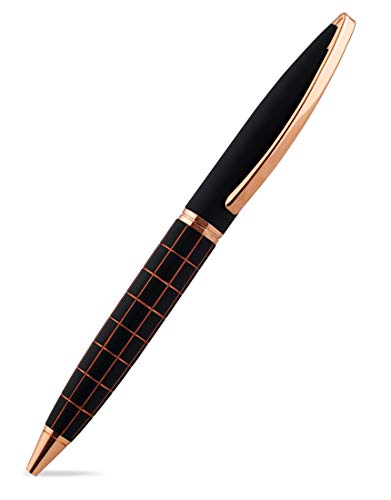 Image of amazon basics Premium Ballpoint Pen with Case for Office, School, Daily Use and Gifting (Blue Ink, Set of 2)