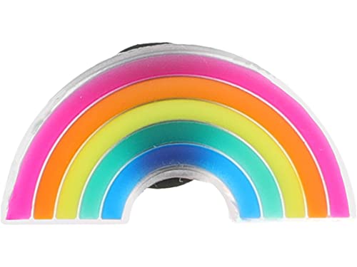 Image of Crocs Jibbitz Rainbow SHOE ACCESSORY | Jibbitz for Crocs, Translucent Rainbow, Small