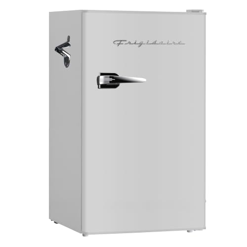 Frigidaire Retro Compact Fridge with Chiller, 3.2 cu ft Countertop Fridge with Built-In Bottle...