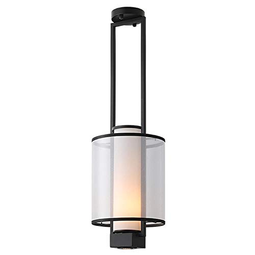 Plafonnier en métal et verre laiteux anti-éblouissement de nuit