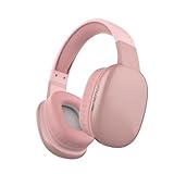 YAKEN YRKR Bluetooth Headphones, Headphones Wireless Bluetooth V5.3, Over Ear Headphones HiFi Elvish Ears for Smartphone Computer Laptop (Pink)