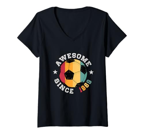 Idee regalo perfette per il 57° compleanno per giocatori di calcio. Questa maglietta per il 57° compleanno del 1969 è un'ottima idea regalo per il 57° compleanno. 57 anni impressionante vintage per giocatori di basket, allenatore, squadra, e gli appassionati di sport. Adatto per ragazzi e ragazze, giocatori di calcio.