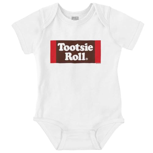Brisco Brands Vintage Retro Candy Logo Tootsie Roll Baby Romper Boys or Girls