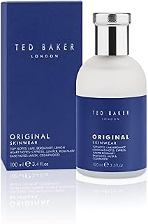 Ted Baker Skinware EDT with Zesty Top Notes of Lime, Bergamot and Lemon, Hearty Rosemary and Juniper and Warm Base Notes of Sandalwood, Amber, Musk and Cedar, Classic Aftershave 100ml