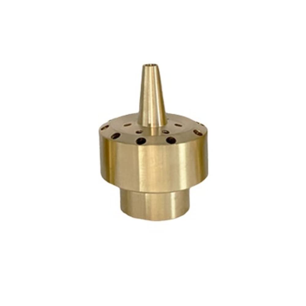 Drincoshow Full Brass Fountain Nozzles Full Set of Fountain Nozzle Accessories Landscape Fish Pond Pool Fountain Equipment (column 3/4)