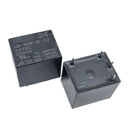 Relais ZD-3FF-S-1D 24VDC T73B-10A 4pins idéal pour automatismes et projets de bricolage