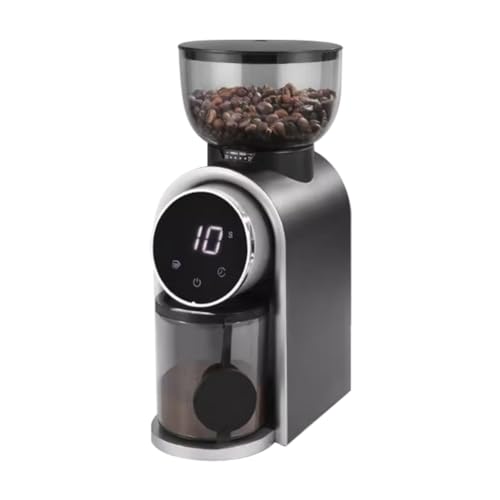 CALIBAN Molinillo de café eléctrico infundido a mano, trituradora de granos de café italiana, trituradora de café para y oficina, enchufe de la UE A