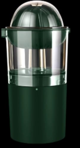 Ambety 電動オレンジ搾り器ミニ ワイヤレスポータブルフルーツジューサー 手動ジュースカップ家庭用 ジュース抽出バケツジューサー オレンジレモン圧搾器 小型充電式ジューサー (グリーン)