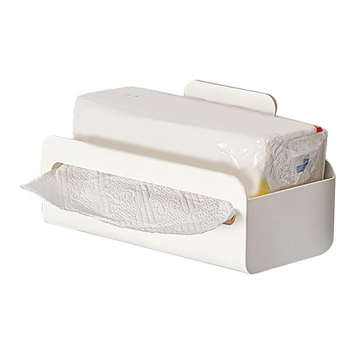 Soporte magnético para toallas de papel de cocina, dispensador de papel para servilletas, organizador de montaje en pared para cocina y nevera, dispensador de toallas que ahorra espacio para baño
