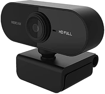ORLOV® PC Webcam 1080P USB Desktop & Laptop (HD Webcam) with Microphone Widescreen HD Video 90-Degree Extended View for Video Calling - Black