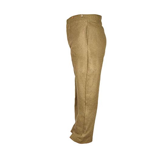 warreplica WW1 1902 British Battledress Service Dress SD Trousers - Khaki - Sizes 28 to 46 - Customizable2