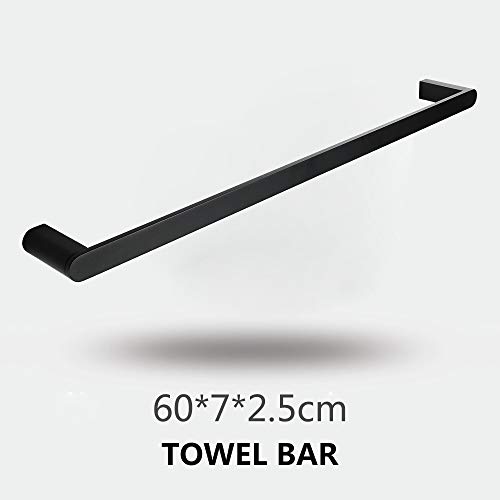 Toallero de latón inoxidable con barra individual de pared para cocina 4