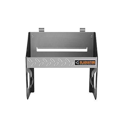 Gladiator 12 in. W x 6.5 in. D Silver Tread Plate Steel Clean-Up Caddy Garage Storage for GearTrack or GearWall GAWU12CCTG