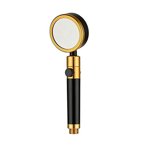 Ensemble de pomme de douche en aluminium noir au design épuré et durable