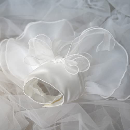 Weißes Hunde-Hochzeitskleid, Brautkleid, Hochzeitskostüm, Welpen, Prinzessinnenkleider für kleine Hunde, luxuriöse Hundekleidung, Zwergspitz, Chihuahua (weiß, XS)