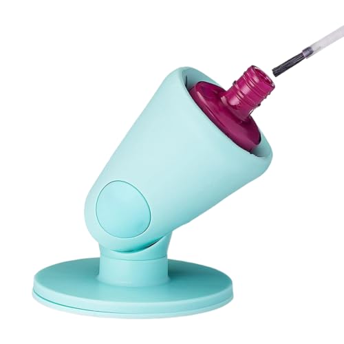 Untippable Nail Polish Bottle Holder Anti-Spill Nail Polish Silicone Storage Holder Design Tools Fingernail Painting Tool FingerManicure Accessories