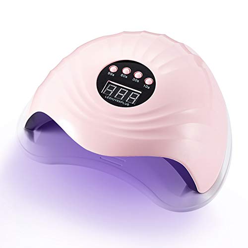 UV LED Nail Lamp, SOGENI Gel UV Light Nail Dryer for Gel Nail Polish 108W Curing Lamp with Sensor 4 Timer 5XPLUS